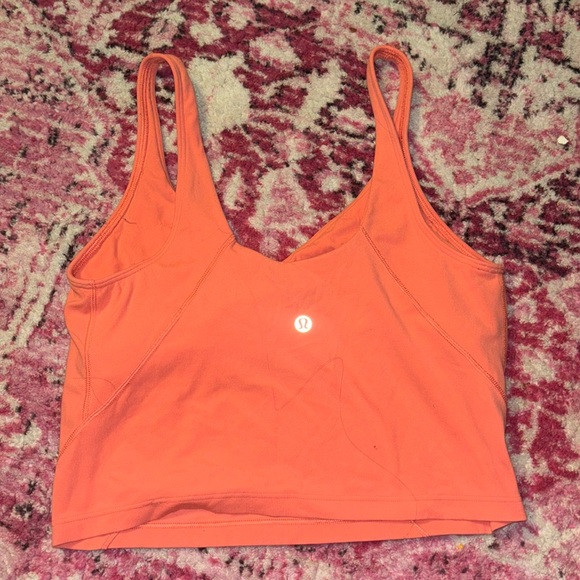 Rustic Coral Lululemon Align tank size 8 - Picture 2 of 4